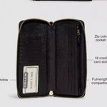 Coach NWT  C7184 Continental Wallet Crossgrain Leather 1941 Saddle Photo 3