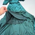 Rachel Parcell  Puff Sleeve Midi Dress green velvet  Size XS Photo 5