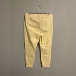 Talbots  Size 10 Butter Yellow Crop Jeggings New Without Tags Stretchy Classic Photo 1