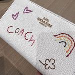Coach Medium Id Zip Wallet With Diary Embroidery C8309 Photo 2
