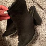 Brash Black Suede Heels Photo 0