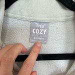 TNA super light min green Cozy fleece boyfriend Sweater Size M Photo 3