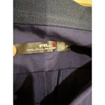 RLX Ralph Lauren Women’s Navy Performance Stretch Pants Size 8 Zip Pocket Golf Blue Photo 4