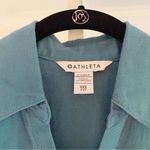 Athleta Playa Linen Tie Top in Borealis Green Size XXS Retail $79 Photo 10