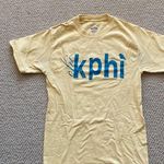 Hanes  Chi Kappa Phi Yellow T-Shirt Unisex Size Small Soft Stretch Like New Photo 0