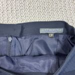 Alex Garfield Pencil Skirt 12‎ Petite Navy Ribbed Quiet Luxury Old Money Vtg USA Blue Size 12P Photo 8