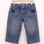 White House | Black Market WHBM Cropped Bermuda Jean for women’s size 8 preowned Photo 0