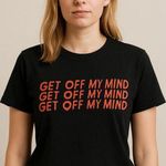 Romwe "GET OFF MY MIND"  Graphic Tee Large Photo 0