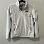 Patagonia Re-Tool Snap-T Raw Linen White X-Dye Fleece Pullover, Size M Photo 1