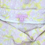 Lilly Pulitzer  Pleated Skirt Pastel Floral Print Cotton Lined cottagecore SZ 2 Photo 1
