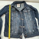 Mudd  Women Denim  Jean Jacket Jrs Med. Long Sleeve Button Front Pockets Fall Photo 2