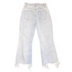 Altar'd State  high-waisted light wash ripped distressed raw hem jeans Size 27 Photo 1