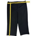 Chico's  Black Tailored Cropped Dress Pants Size 0.5 Womens Cotton/Polyester Blend Photo 1