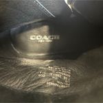 Coach  Size 7.5 Boots Block Heel Black Studded Photo 7