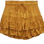 Aerie New  Sweet N Silky Tiered Mini Skirt Photo 1