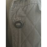 Esprit  Women Large‎ Quilt Button Down Black Wrap Peacoat Quiet Luxury Minimalist Photo 2