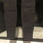 Lululemon Tech Mesh Panel Leggings Black Small 6 Full Length Legging Photo 10