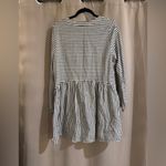 JODIFL  Gray and White Striped Dress with pockets Photo 1