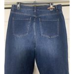Soft Surroundings 14 Blue Dark Wash Flare Bell Bottom Denim Stretch Jeans (J21) Photo 5