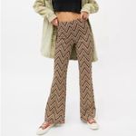 Urban Outfitters Bryan Geometric High Waisted Flare Pants size small Photo 2