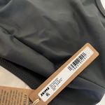 SKIMS NWT  High Neck Swim Top Gunmetal Grey Large Photo 5