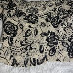 Free People  Womens Large Lace Long Sleeve Cropped Floral Shirt Wrap with zipper Photo 1