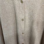 Absolutely Famous  beige button up knot cross back sweater size 3XL Photo 1