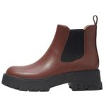 Coach  2” Branded Platform Leather Chelsea Boots w/ Stretch Panels & Pull-On Tab Photo 13