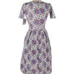 LuLaRoe Amelia Gray Floral Dress Photo 7