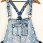 Torrid Denim Shortall Overall Liberty Star Print Size 26 Stretch Distressed Photo 5
