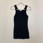 James Perse  Women’s Long Black Sleeveless Cotton‎ Tank Top Size M Photo 2