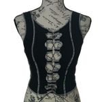 Brand New Black Peekaboo Top Size M Photo 1