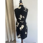 Jones Wear Women's Dress Sleeveless Black & Ivory Partial Wrap Dress Size 6 Photo 6