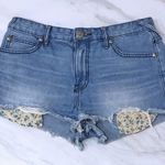 Free People Jean Shorts 27 Cut Off Denim 5 Pocket Photo 3