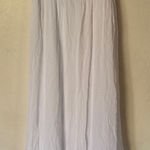 Japna  White Maxi Dress with Tan Detailing size medium Photo 0