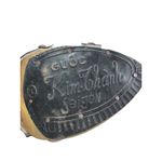 Vintage Guoc Kim Thanh Saigon Hand Painted Wooden Beaded High Heel Sandals Sz 40 Black Photo 6