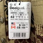 Desigual  Mini Skirt Size 8 Zip Detail Button Front Sequin New Photo 6