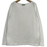 Lauren Ralph Lauren LRL Women’s Size L White Cotton Knit Boatneck Sweater Size L Photo 0