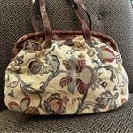 Furla Veg Floral Tapestry and Leather Shoulder Bag Photo 5
