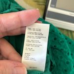 Maeve by Anthropology long green eyelet strapless dress size 8 Photo 3