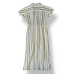 Club Monaco Striped Twist Front Maxi Dress Womens Size 10 Blue White Photo 6