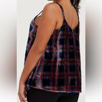 Torrid NWT  Plus Size Plaid Velvet Swing Tank
Cami Top Holiday Christmas Photo 1