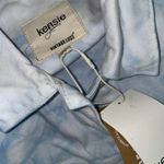 Kensie NWT  Oversized Denim Jacket Tie Dye Photo 4