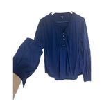 Ralph Lauren Lauren Women Size XL Blouse Cottagecore Top Long Sleeve Black Label Photo 1