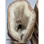 UGG  Remora Short Boots Womens Size 9 Chestnut Leather Shearling Fur Lined Photo 9