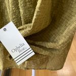 Ophelia Roe  Olive Green Textured Flowy Blouse Top Size Medium NWT Photo 4