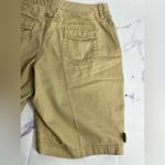 Caribbean Joe  petite let go khaki shorts size women’s 12 Petit Photo 4