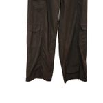 Wild Fable  Black Straight Leg Elastic Waist Casual Mid Rise Cargo Pants Small Photo 4