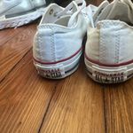 Converse  All Star Cream Sneakers with Red Trim Photo 2