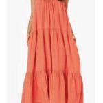 💕XIRENA💕 Rumer Tiered Gauze Cotton Maxi Dress ~ Paprika Large Orange Photo 6